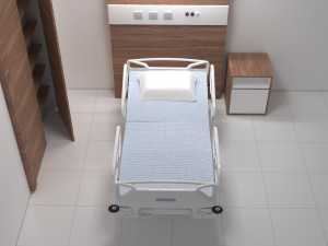 Hospital Room 9 - 4K 3D Model