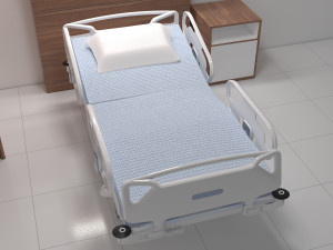 Hospital Room 9 - 4K 3D Model
