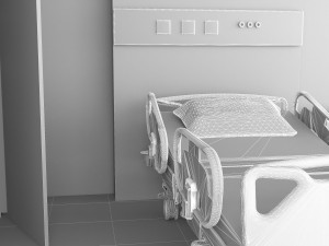 Hospital Room 9 - 4K 3D Model