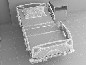 Hospital Room 9 - 4K 3D Model