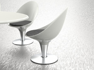 Modern Table Set Model 3D