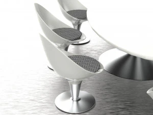 Modern Table Set 3D Model