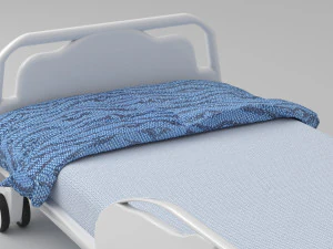 Hospital Bed 4 - 4K 3D Model