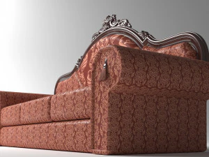Sofa Rising Sun 4K 3D Model
