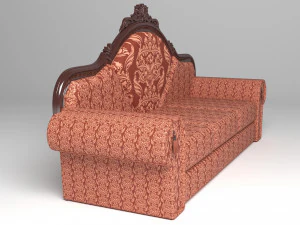 Sofa Rising Sun 4K 3D Model