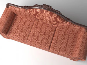 Sofa Rising Sun 4K 3D Model