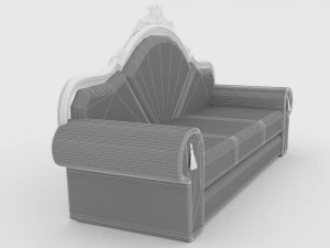 Sofa Rising Sun 4K 3D Model