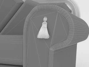 Sofa Rising Sun 4K 3D Model