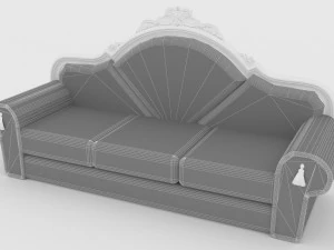 Sofa Rising Sun 4K 3D Model