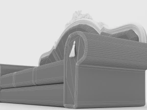 Sofa Rising Sun 4K 3D Model