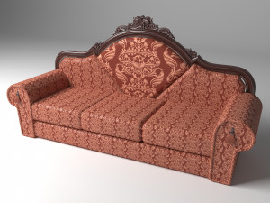 Sofa Rising Sun 4K 3D Модель