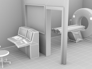 MRI Unit 4K 3D-Modell
