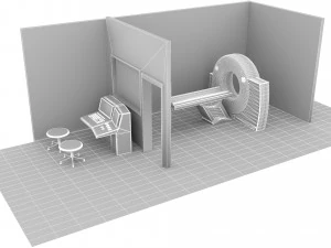 MRI Unit 4K 3D Model