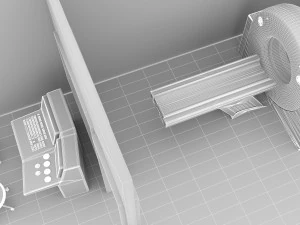MRI Unit 4K 3D Model