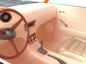 Mustang Fastback 4K 3D Model