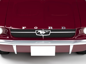 Mustang Fastback 4K 3D Model