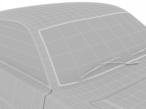 Mustang Fastback 4K 3D Model