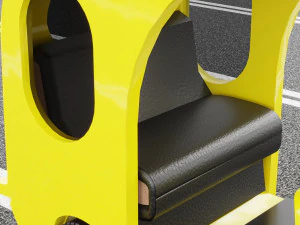 Motorickshaw 4K 3D Model