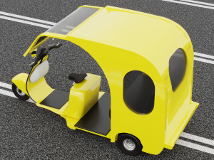 Motorickshaw 4K Modelo 3D