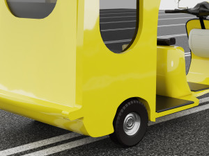 Motorickshaw 4K Modelo 3D