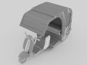 Motorickshaw 4K 3D Model