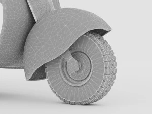 Motorickshaw 4K 3D Model