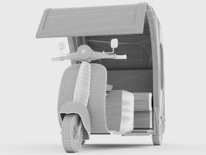 Motorickshaw 4K 3D Model