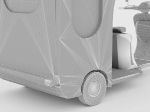 Motorickshaw 4K 3D Model