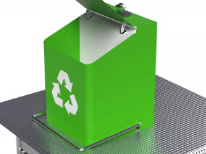 Underground Waste Container 3D Model