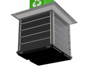 Underground Waste Container 3D Model