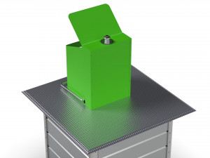 Underground Waste Container Modello 3D