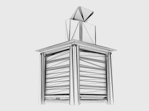 Underground Waste Container 3D Model