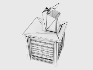 Underground Waste Container 3D Model