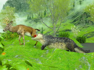 Alligator Attack 4K Modelo 3D