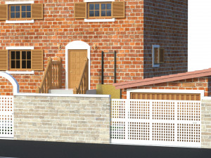 Villa and Wheelchair Elevator Modèle 3D