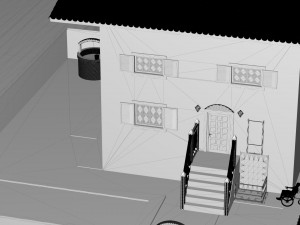 Villa and Wheelchair Elevator Modèle 3D