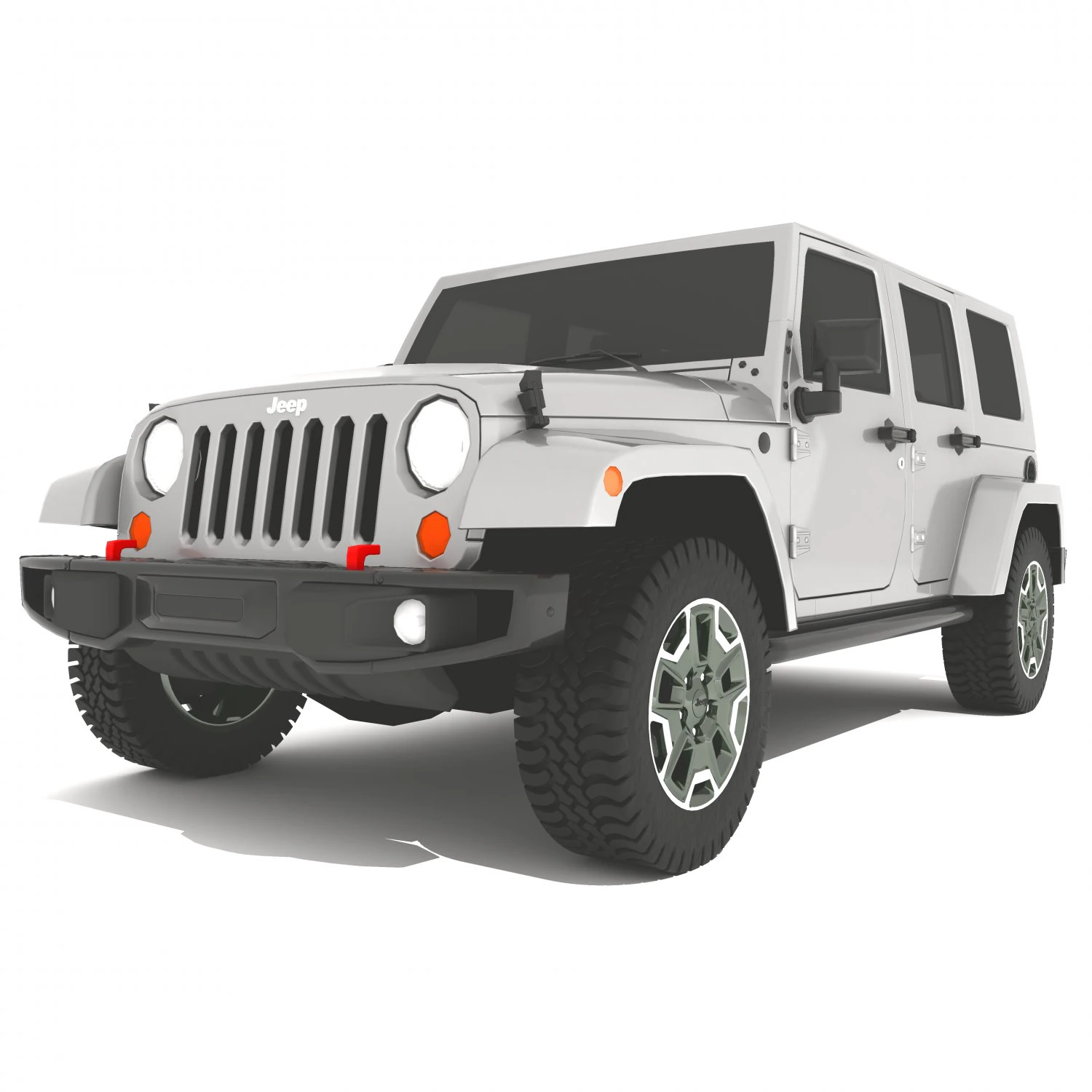 Jeep Commander 3D Model .c4d .max .obj .3ds .fbx .stl .blend 