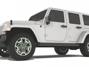 Jeep Commander 4K 3D Model