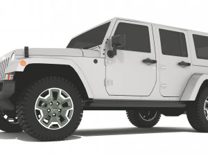 Jeep Commander 3D Model