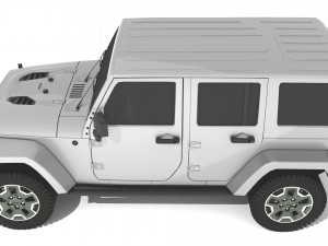 Jeep Commander 4K 3D Model