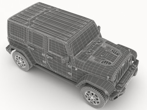 Jeep Commander 4K 3D Model