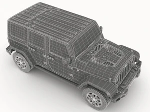 Jeep Commander 3D Model