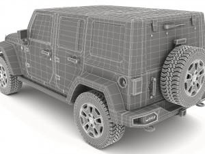 Jeep Commander 4K 3D Model