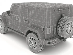 Jeep Commander 3D Model