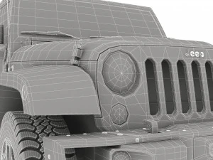 Jeep Commander 3D Model