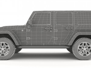 Jeep Commander 4K 3D Model