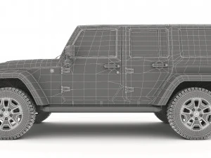 Jeep Commander 3D Model