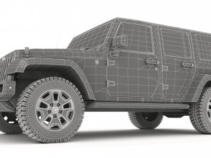 Jeep Commander 4K 3D Model