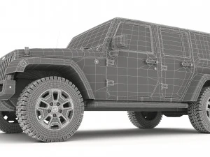 Jeep Commander 3D Model