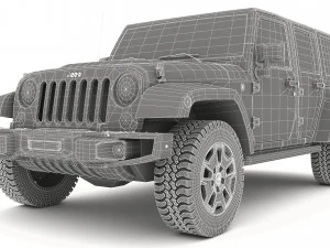 Jeep Commander 3D Model